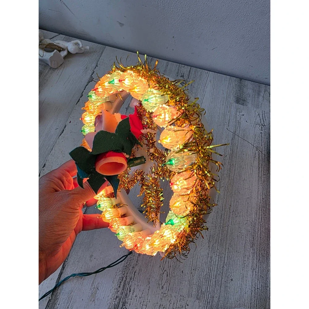 Light up star pixie Xmas decor elf